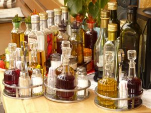 Vinegar in a bottle